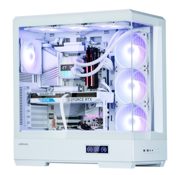 Обзор и тестирование корпуса Zalman P50 DS White: «аквариум» с подсветкой