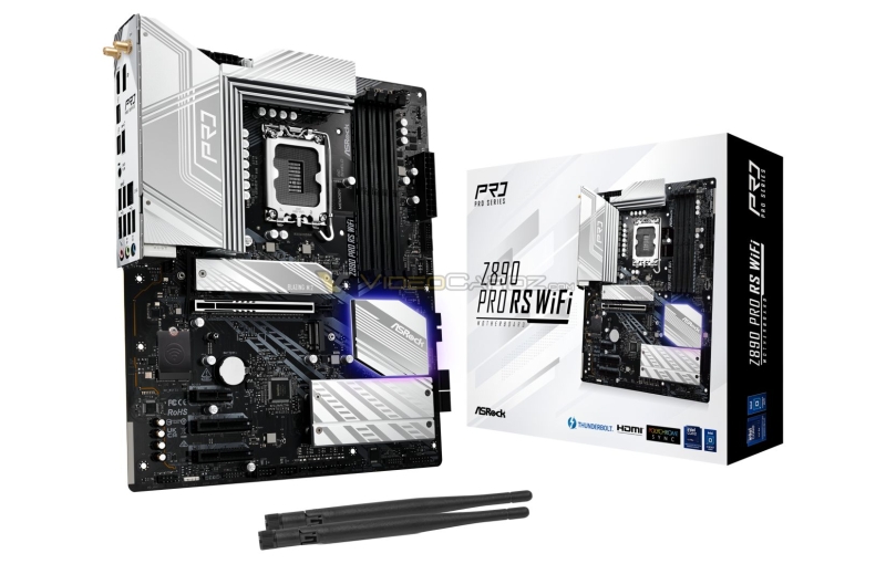 Материнские платы ASRock Z890 для Intel Arrow Lake-S показались на изображениях