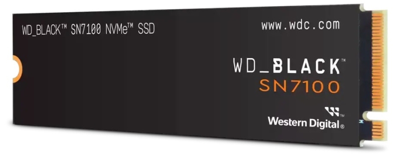 Представлен безбуферный SSD WD_Black SN7100 со скоростью до 7250 Мбайт/с и внешний SSD WD_Black C50 для Xbox