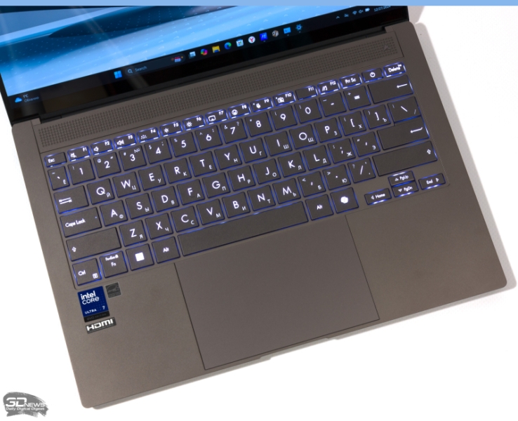 Обзор ноутбука ASUS Zenbook S 14 (UX5406SA) на платформе Core Ultra второго поколения