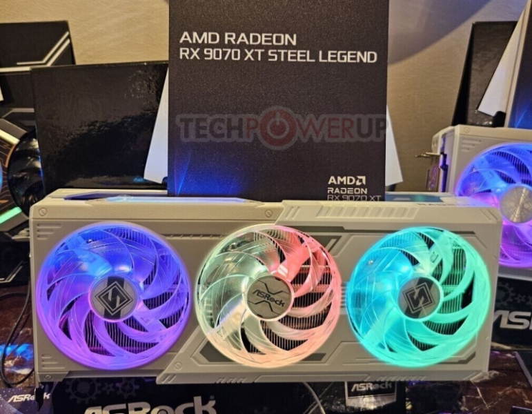 ASRock показала первую видеокарту Radeon с 12+4-pin разъёмом питания, а также ряд других RX 9070 XT и RX 9070