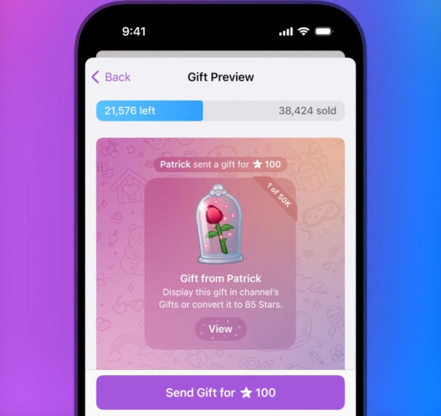 В Telegram появились расширенные возможности управления подарками