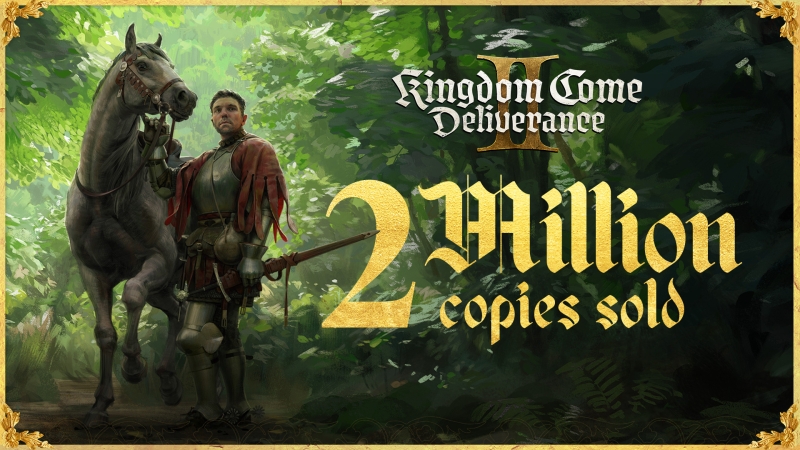 Kingdom Come: Deliverance 2 и не думает останавливаться — продажи уже превысили два миллиона копий